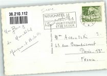 2000 Neuchâtel Neuenburg 1958 Foto AK Hafen