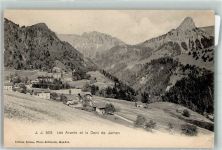 1833 Les Avants 1907 Foto AK Hotel Dent de Jaman