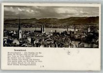 8000 Zürich 1921 Foto AK Samstagsabendläuten