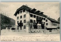 2114 Fleurier 1902 - Hotel de la Croix-Bleue