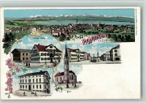 8330 Pfäffikon ZH BOAKC Gasthaus Krone Gericht Lithographie