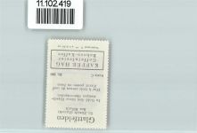 8192 Glattfelden - Vignette Wappen Kaffee Hag ca 1920-1940