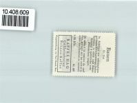 6466 Bauen - Vignette Wappen Kaffee Hag ca 1920-1940 Geweih Flammen