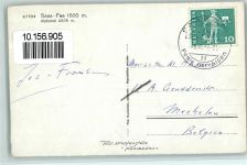 3906 Saas-Fee - Blick auf Saas-Fee mit Alphubel Winteraufnahme