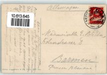1920 Martigny Gebrauchsspuren Colonel Bornand Kommandant der 1 Division Ort lt. Stempel