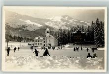 7078 Lenzerheide/Lai Foto AK Winter Eisbahn