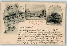 9655 Stein SG 1902 - Gasthaus Zum Ochsen Kutsche Erlen Gasthaus Zum Anker