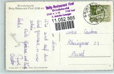 3818 Grindelwald - Berg-Restaurant First Schweizer Banner