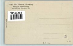 6353 Weggis - Hotel Pension Frohburg Vierwaldstättersee Dampfer