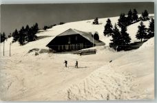 Selibühl 1965 Foto AK Winter Pension Naturfreundehaus