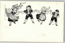 Bern Berne Tanzende junge Menschen in Tracht Verlag Benteli & Co. 517 Ort lt. Verlag Tracht Schweiz Künstlerkarte