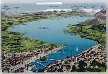 1200 Genève Genf - Karte, Lac Leman