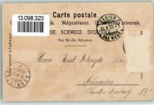 1900 Gebrauchsspuren Gruss aus - Litho