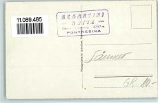 Schafberg - Oberer Schafberg mit Berninagruppe Bauer mit Maultier