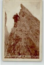 2105 Travers - 5.Steingipfel Bergsteiger Am Grat