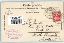 8751 Urnerboden 1914 Gebrauchsspuren Tracht Kapelle Jägerstöcke