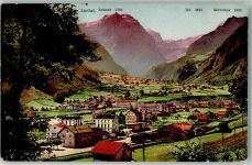 8783 Linthal Foto AK Bahnhof