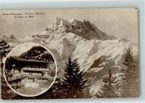 1885 Chesières - Pension Gentiana - La Dent du Midi