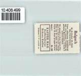 9436 Balgach - Vignette Wappen Kaffee Hag ca 1920-1940