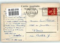 3714 Frutigen 1928 Foto AK Kirche