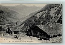 1874 Champéry 1906 - Bonavaux et la vallee de Champery