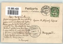 3999 Oberwald 1907 Foto AK Gasthaus Pension