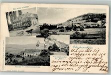 8477 Oberstammheim 1902 Foto AK Krankenhaus Kurhaus Kirche Quartiermeister Füslilier Bataillon Nr.98