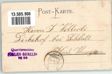 8477 Oberstammheim 1902 Foto AK Krankenhaus Kurhaus Kirche Quartiermeister Füslilier Bataillon Nr.98