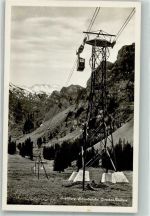 Trübsee 1936 Foto AK Seilbahn