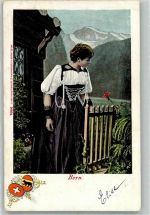 3000 Bern Berne 1902 Foto AK Tracht Frau