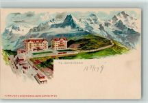 3823 Kleine Scheidegg 1899 Lithographie