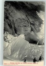 Eismeer Jungfraubahn 1908 - Bergsteiger