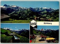 3775 Lenk im Simmental - Bühlberg Kuh Berghotel Hahnenmoospass Hüttenstempel