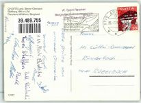 3775 Lenk im Simmental - Bühlberg Kuh Berghotel Hahnenmoospass Hüttenstempel