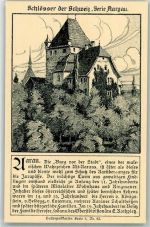 5000 Aarau - Burg Hallerpostkarten Chronik Schlösser der Schweiz