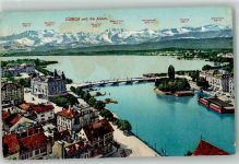 Zürichsee - Alpenkette