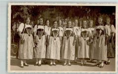 Trachtengruppe Frauen Gruppenbild Tracht Schweiz Foto AK