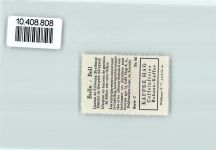 1630 Bulle - Vignette Wappen Kaffee Hag ca 1920-1940 Ochse