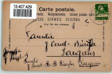 9428 Walzenhausen Lithographie Gruss aus - Gasthaus Alpenblick