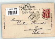 8260 Stein am Rhein 1903 Künstlerkarte Festpostkarte Sänger-Postkarte