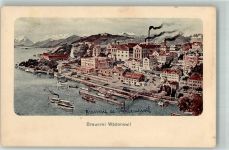 8820 Wädenswil 1930 Gebrauchsspuren Brauerei Hafen