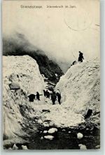 Grimsel 1905 - Bergsteiger Schneebruch im Juni