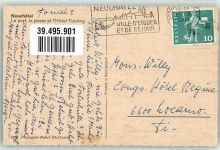 2000 Neuchâtel Neuenburg - Hafen Postamt Hotel Touring