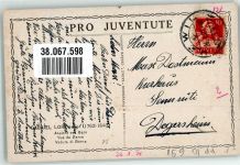 3000 Bern Berne 1921 Künstlerkarte sign. Lory, Gabriel Pro Juventute