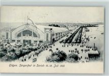 8000 Zürich 1905 - Festhalle - Sängerfest 1905 AK