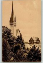 9113 Degersheim 1912 - Ev. Kirche Pfarrhaus
