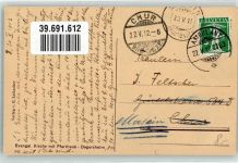 9113 Degersheim 1912 - Ev. Kirche Pfarrhaus