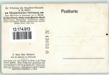 Bernina Künstlerkarte See am Bernina im Frühling sign Hans Beat Wieland Nr 9 Rückseite Los-Nummer 43053