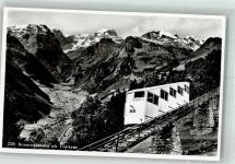 Tödi Foto AK Bergbahn Braunwaldbahn