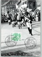 9450 Altstätten SG Sonderstempel Tracht Röllelibutzen Briefmarken- Ausstellung Briefmarke bildseitig